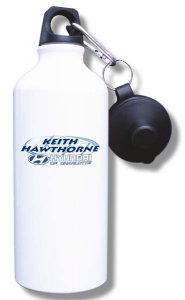 (image for) Keith Hawthorne Hyundai Water Bottle - White