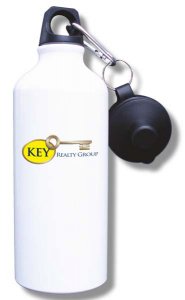 (image for) Key Realty Group Water Bottle - White