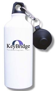 (image for) KeyBridge Technologies Water Bottle - White