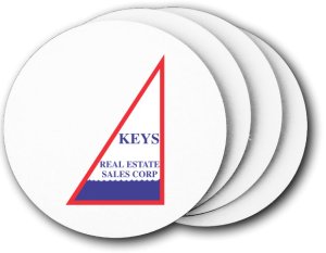 (image for) Keys Real Estate Coasters (5 Pack)