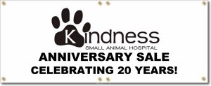 (image for) Kindness Small Animal Hospital Banner Logo Center