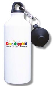 (image for) Kix & Giggles Water Bottle - White