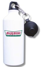 (image for) Krispy Kreme Doughnuts Water Bottle - White