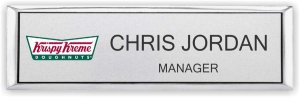 (image for) Krispy Kreme Color Logo Silver Small Executive