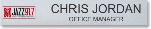 (image for) KRTU - Trinity University Nameplate