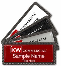 (image for) Carbon Fiber Name Badges