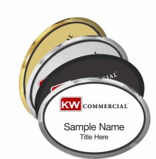 (image for) Oval Executive Name Badges