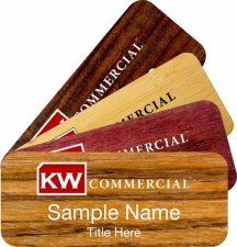 (image for) Wood Name Badges