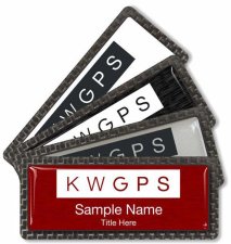 (image for) Carbon Fiber Name Badges