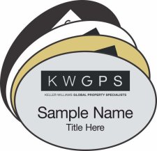(image for) Oval Name Badges