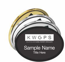 (image for) Oval Executive Name Badges