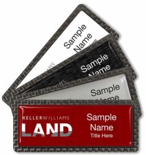 (image for) Carbon Fiber Name Badges