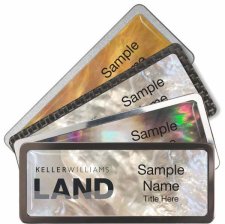 (image for) Mother of Pearl Name Badges