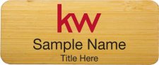 (image for) Wood Name Badges