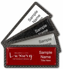 (image for) Carbon Fiber Name Badges