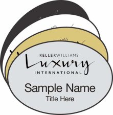 (image for) Oval Name Badges