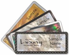 (image for) Mother of Pearl Name Badges