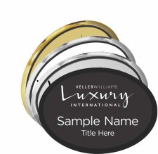 (image for) Oval Executive Name Badges