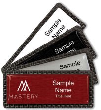(image for) Carbon Fiber Name Badges
