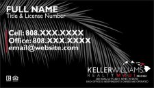 (image for) Keller Williams Maui Business Cards Black with Leaf - Pack of 500