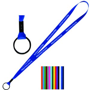 (image for) Polyester Lanyard with Metal Split Ring