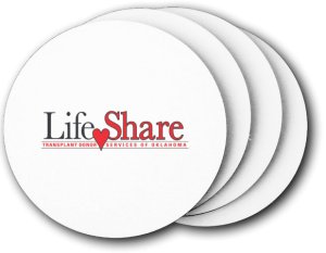 (image for) LifeShare Transplant Services Coasters (5 Pack)