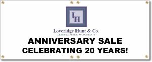 (image for) Loveridge Hunt & Co. Banner Logo Center