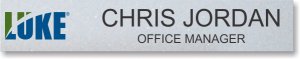 (image for) Luke & Associaes, Inc. Nameplate
