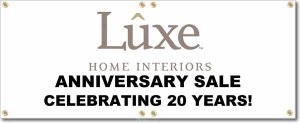 (image for) Luxe Home Interiors Banner Logo Center