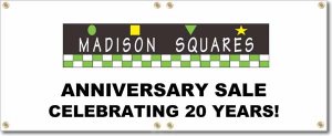 (image for) Madison Squares Self Storage Banner Logo Center