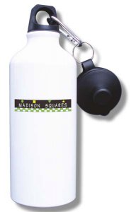 (image for) Madison Squares Self Storage Water Bottle - White