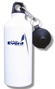 (image for) Main Event Marketing Water Bottle - White