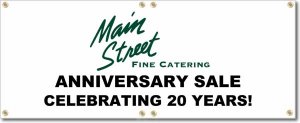 (image for) Main Street Fine Catering Banner Logo Center