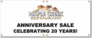 (image for) Maple Creek Restaurant Banner Logo Center