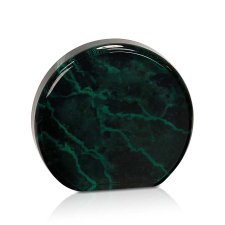 (image for) Green Round Marbleized Acrylic Award - Large