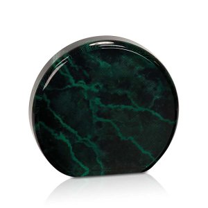 (image for) Green Round Marbleized Acrylic Award - Medium