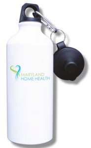 (image for) Maryland Home Health, LLC Water Bottle - White