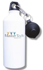 (image for) MasterTech Solutions Water Bottle - White