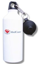 (image for) MedCure, Inc. Water Bottle - White