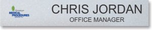 (image for) Medical Procedures Center Nameplate