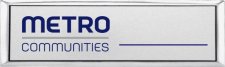 (image for) Metro Communities Small Silver Executive Badge