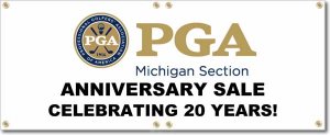 (image for) Michigan Section PGA Banner Logo Center