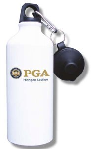 (image for) Michigan Section PGA Water Bottle - White