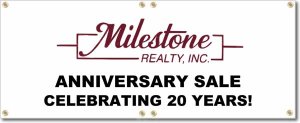 (image for) Milestone Realty Banner Logo Center