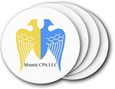 (image for) Minniti CPA, LLC Coasters (5 Pack)