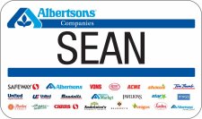 (image for) Albertsons Companies White Badge Large Text