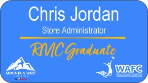 (image for) Mountain West RMC Graduate White Badge