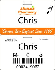 (image for) Shaws Pharmacy Hearing Impaired ID Badge