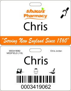 (image for) Shaws Pharmacy Hearing Impaired ID Badge