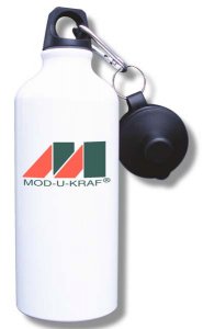 (image for) Mod-U-Kraf Homes, LLC Water Bottle - White